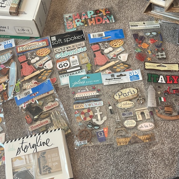 NWT 15 scrapbooking stickers bundle - Picture 2 of 13